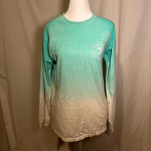 women’s blue ombré Ron Jon Surf Shop Panama City Beach shirt size small